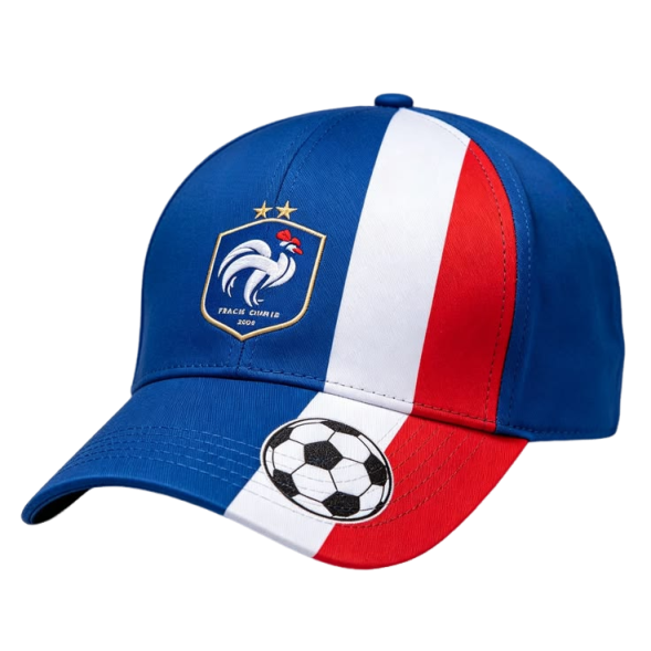 gorra de béisbol con estampado 3d estilo francia 2026, gorra deportiva de talla Única con escudo del